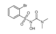N-hydroxy-N-((N',N'-dimethyl)carbamoyl)-2-bromobenzenesulfonamide结构式