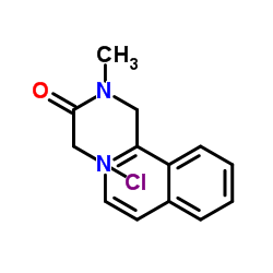 2-Chloro-N-(1-isoquinolinylmethyl)-N-methylacetamide结构式