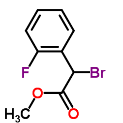 Methyl bromo(2-fluorophenyl)acetate结构式