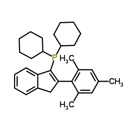 Dicyclohexyl(2-mesityl-1H-inden-1-yl)phosphine Structure