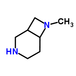 7-Methyl-3,7-diazabicyclo[4.2.0]octane Structure