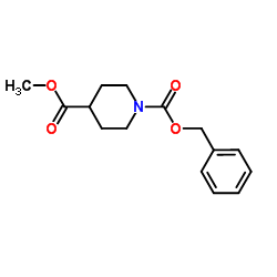 1-Benzyl 4-methyl 1,4-piperidinedicarboxylate Structure