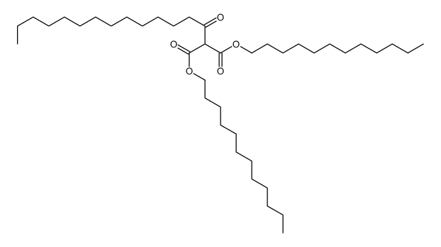 didodecyl 2-tetradecanoylpropanedioate Structure