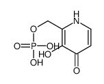 (3-hydroxy-4-oxo-1H-pyridin-2-yl)methyl dihydrogen phosphate Structure