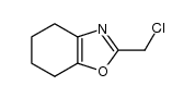 2-(chloromethyl)-4,5,6,7-tetrahydrobenzo[d]oxazole结构式