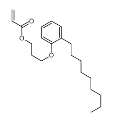 3-(2-nonylphenoxy)propyl prop-2-enoate结构式