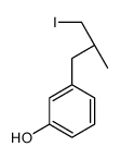 3-[(2S)-3-iodo-2-methylpropyl]phenol结构式