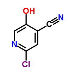 2-chloro-5-hydroxypyridine-4-carbonitrile Structure