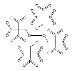 1,1,1-trinitro-2-[tris(2,2,2-trinitroethoxy)methoxy]ethane Structure