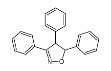 3,4,5-triphenyl-4,5-dihydro-1,2-oxazole Structure