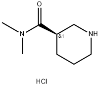(R)-N,N-Dimethyl-3-piperidinecarboxamide HCl Structure