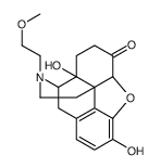 (5α)-3,14-Dihydroxy-17-(2-methoxyethyl)-4,5-epoxymorphinan-6-one结构式