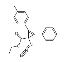 ethyl 1-azido-2,3-di-p-tolylcycloprop-2-ene-1-carboxylate Structure