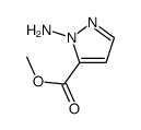 1-氨基-1H-吡唑-5-羧酸甲酯结构式