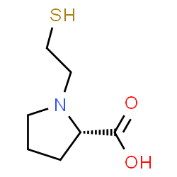 L-Proline, 1-(2-mercaptoethyl)- (9CI)结构式