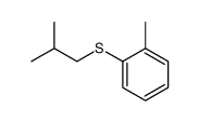 Isobutyl(o-tolyl) sulfide structure