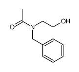 N-benzyl-N-(2-hydroxyethyl)acetamide结构式