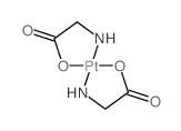 Platinum,bis(glycinato-kN,kO)-, (SP-4-1)- (9CI) structure