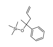 4-phenyl-4-trimethylsiloxy-1-pentene Structure