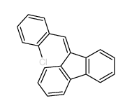 9H-Fluorene,9-[(2-chlorophenyl)methylene]- Structure