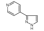4-(1H-PYRAZOL-3-YL)PYRIDINE structure