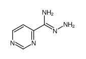 4-Pyrimidinecarboximidic acid, hydrazide (8CI)结构式