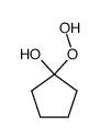 cyclopentanone hydroperoxide Structure