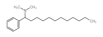 N,N-dimethyl-1-phenyl-dodecan-1-amine structure