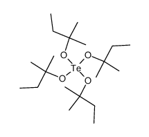 tetrakis-(1,1-dimethyl-propoxy)-λ4-tellane Structure