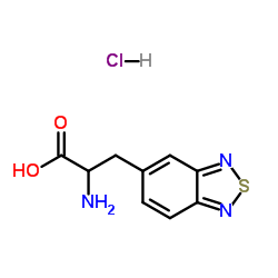 3-(2,1,3-BENZOTHIADIAZOL-5-YL)ALANINE HYDROCHLORIDE结构式