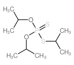 Phosphorodithioicacid, O,O,S-tris(1-methylethyl) ester structure