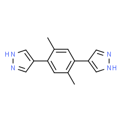 4,4'-(2,5-Dimethyl-1,4-phenylene)bis(1H-pyrazole) Structure