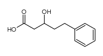 3-hydroxy-5-phenylpentanoic acid Structure