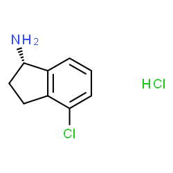 (S)-4-Chloro-2,3-dihydro-1H-inden-1-amine hydrochloride structure