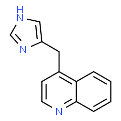 Quinoline,4-(1H-imidazol-4-ylmethyl)- (9CI) structure