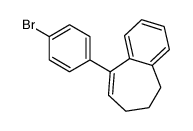 9-(4-Bromophenyl)-6,7-dihydro-5H-benzo[7]annulene结构式