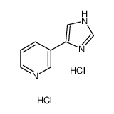 3-(1H-imidazol-5-yl)pyridine,dihydrochloride Structure