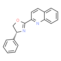(R)-4-Phenyl-2-(quinolin-2-yl)-4,5-dihydrooxazole Structure