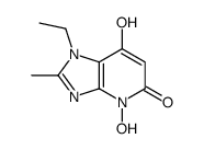 5H-Imidazo[4,5-b]pyridin-5-one,1-ethyl-1,4-dihydro-4,7-dihydroxy-2-methyl-(9CI)结构式