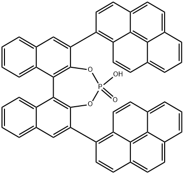 (11bR)-2,6-Di-1-pyrenyl-4-hydroxy-4-oxide-dinaphtho[2,1-d:1',2'-f][1,3,2]dioxaphosphepin Structure