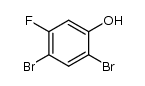 2,5-dibromo-5-fluorophenol Structure
