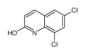 6,8-dichloroquinolin-2(1H)-one结构式