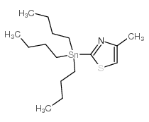 4-METHYL-2-(TRIBUTYLSTANNYL)THIAZOLE structure