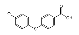 4-(4-methoxyphenyl)sulfanylbenzoic acid结构式