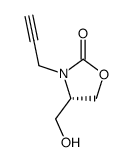 (S)-4-(hydroxymethyl)-3-(prop-2-ynyl)oxazolidin-2-one Structure