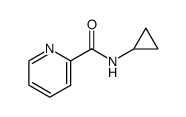 2-Pyridinecarboxamide,N-cyclopropyl-(9CI) Structure