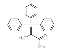 2-Butanone,3-(triphenylphosphoranylidene)- Structure