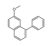 7-methoxy-1-phenylnaphthalene Structure