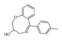 6-(4-methylphenyl)-3,4-dihydro-2H-1,5-benzoxazocin-3-ol结构式