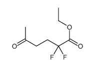 ethyl 2,2-difluoro-5-oxohexanoate Structure